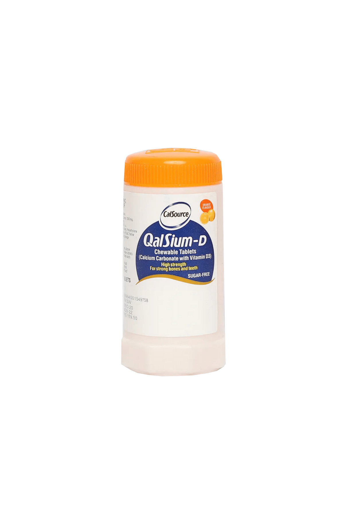 tab qalsium d orange sugar free 40t 1s