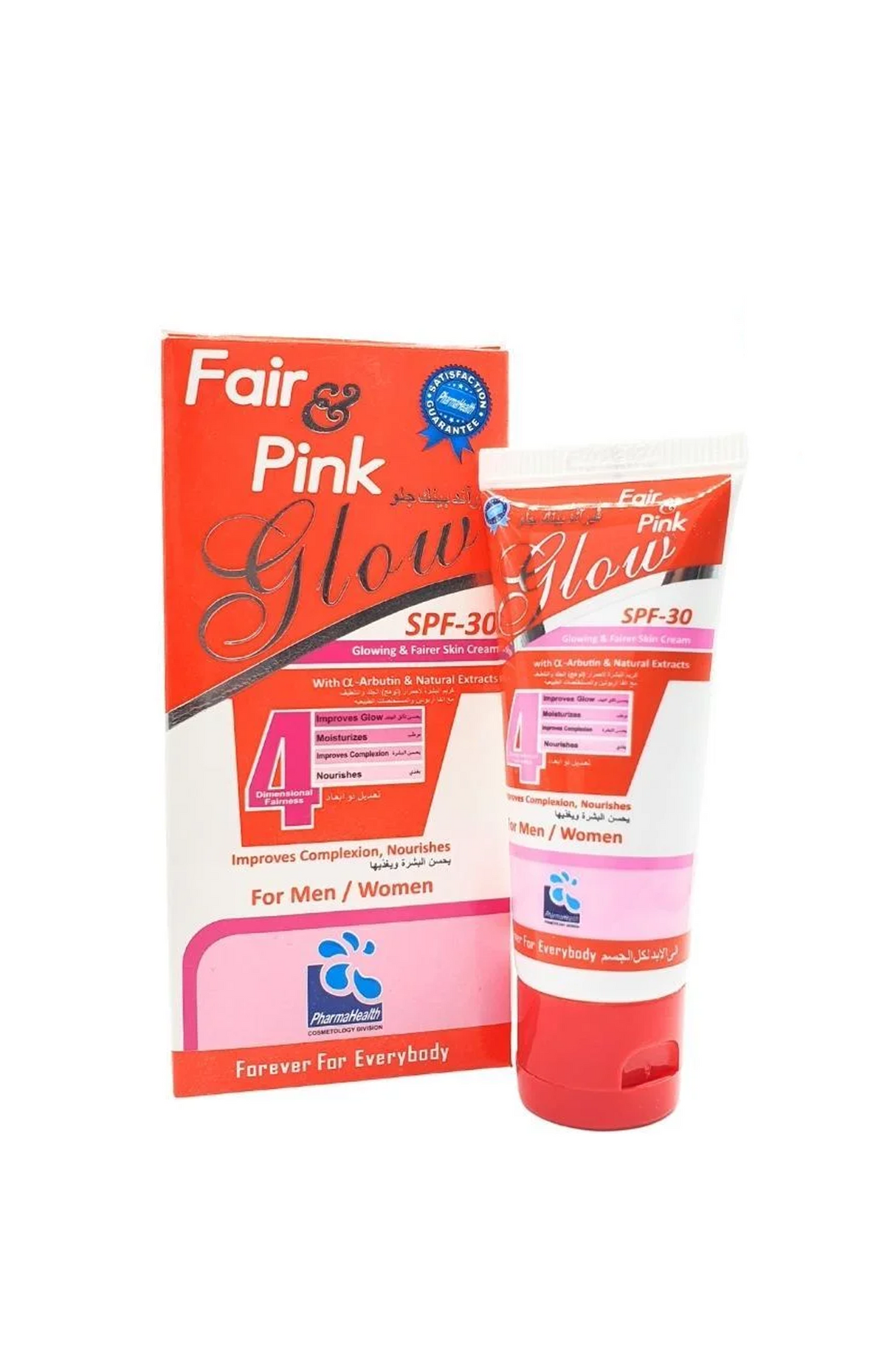 pharma health crm fair&pink glow spf-30 30g