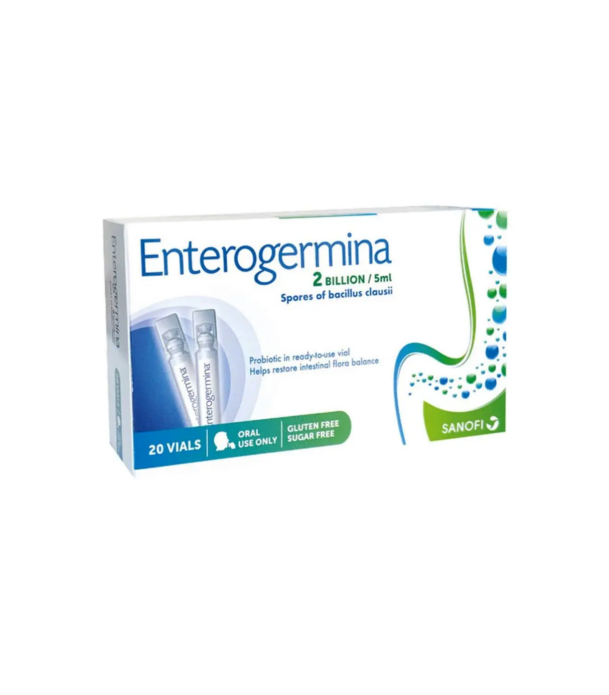 enterogermina 2b/5ml 20s sanofi