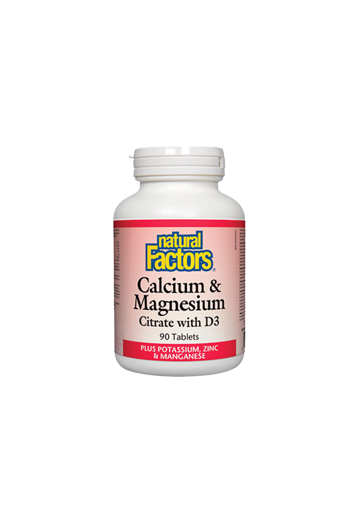 natural factors tab calcium & magnesium citrate d3 90t 1s