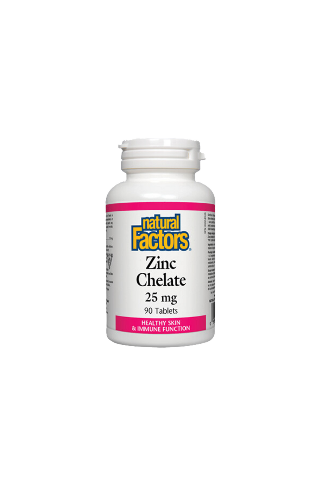 natural factors tab zinc chelate 25mg 90t 1s