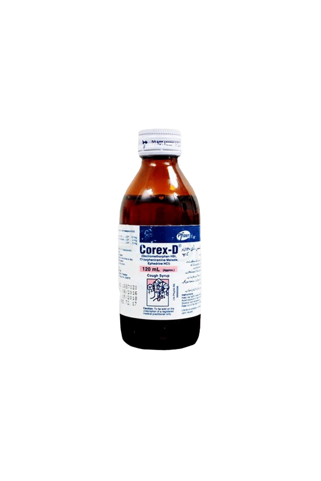 syp corex d 120ml pfizer