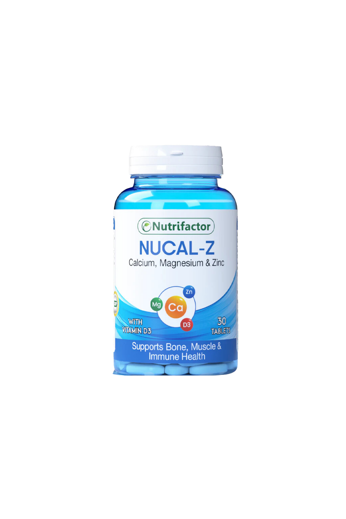 nutrifactor tab nucal z calcium/magnesium&zinc 30t 1s