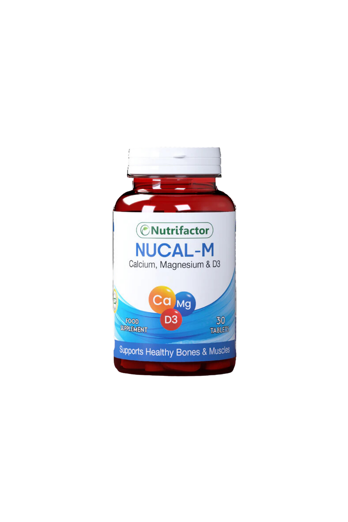 nutrifactor tab nucal m calcium/magnesium 30t 1s