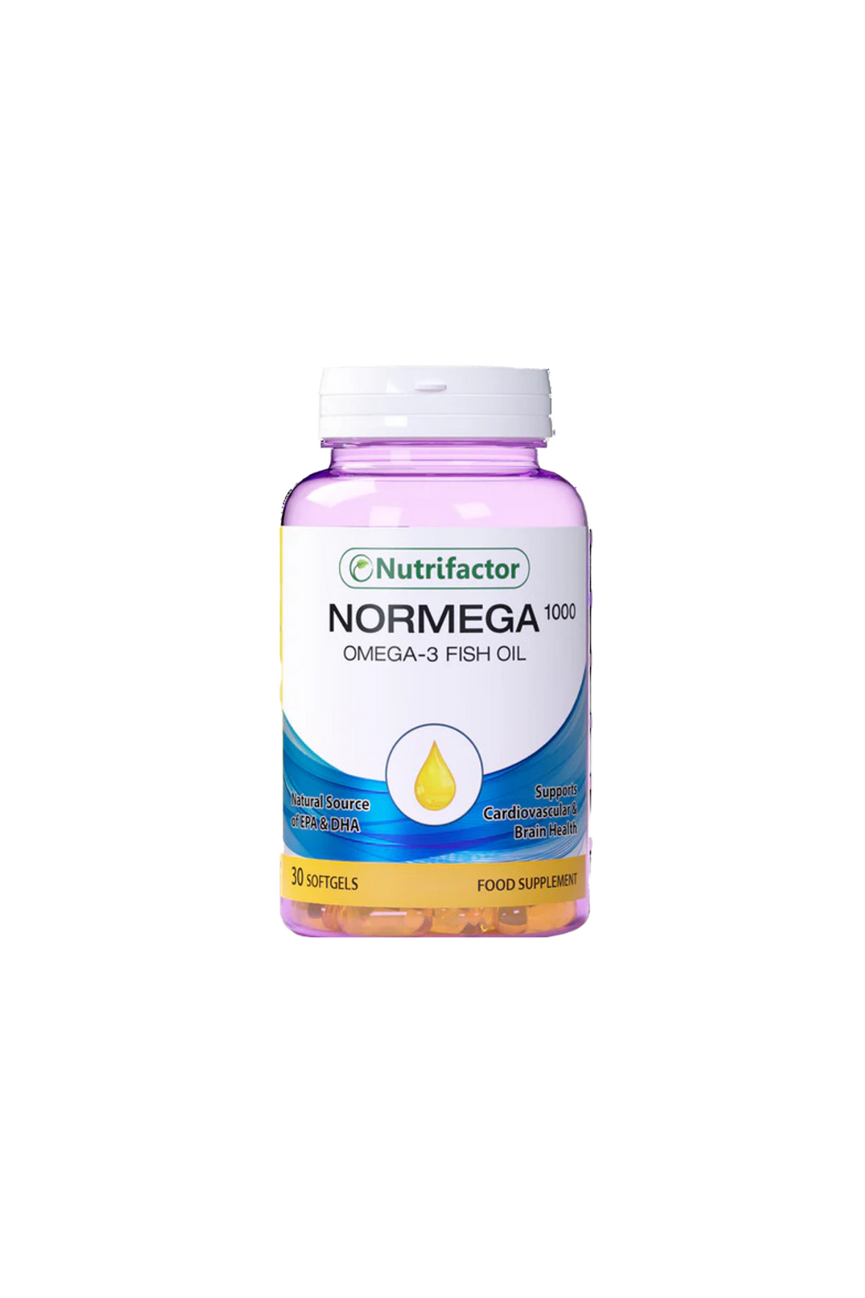 nutrifactor cap normega 1000 omega 3 fish oil 30p 1s