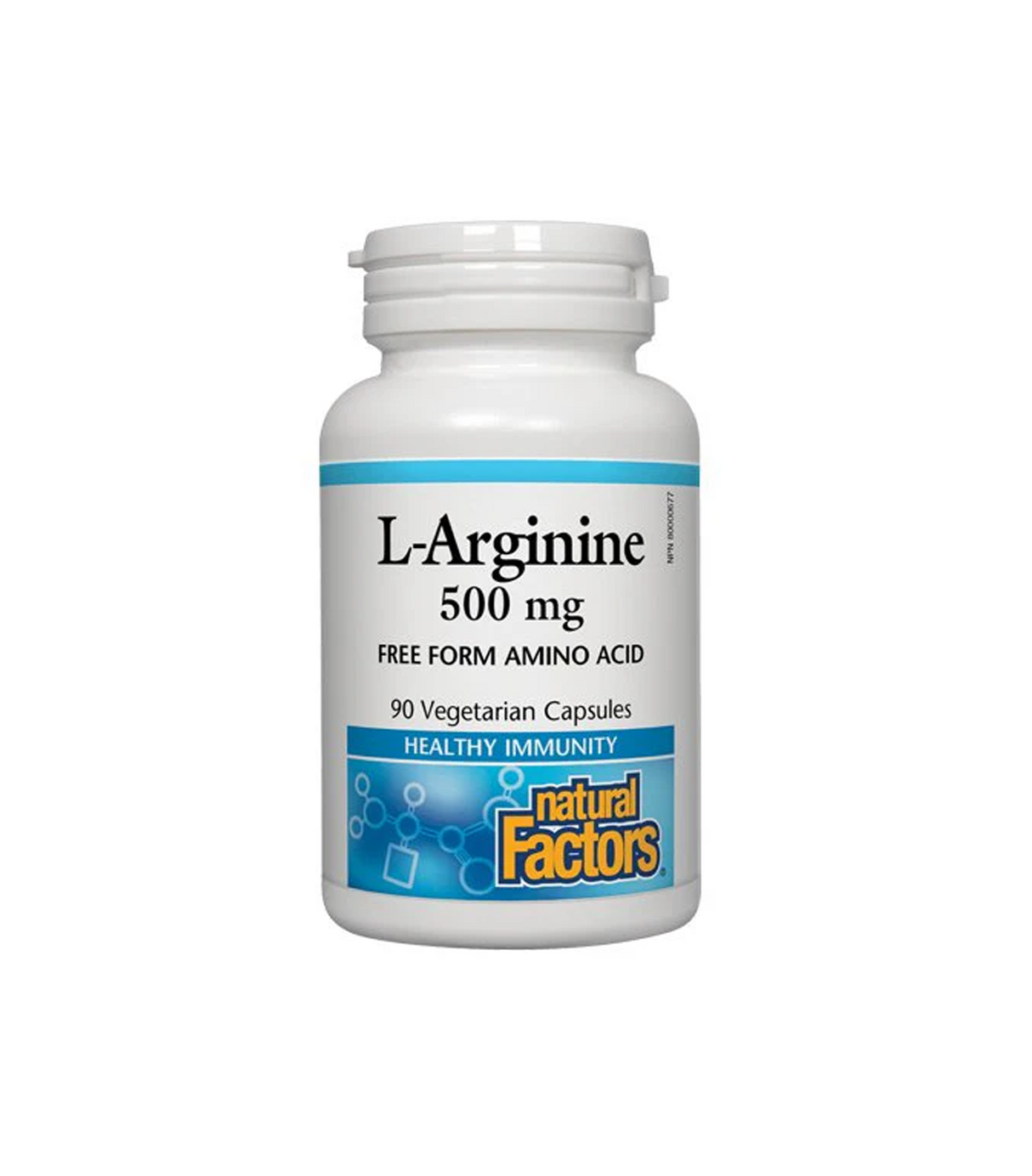 natural factor cap l arginine 500mg 90p 1s