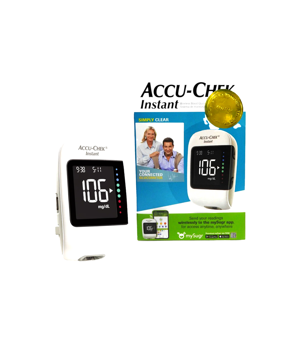 accu chek instant meter mg/dl sc kit la/apac 1s