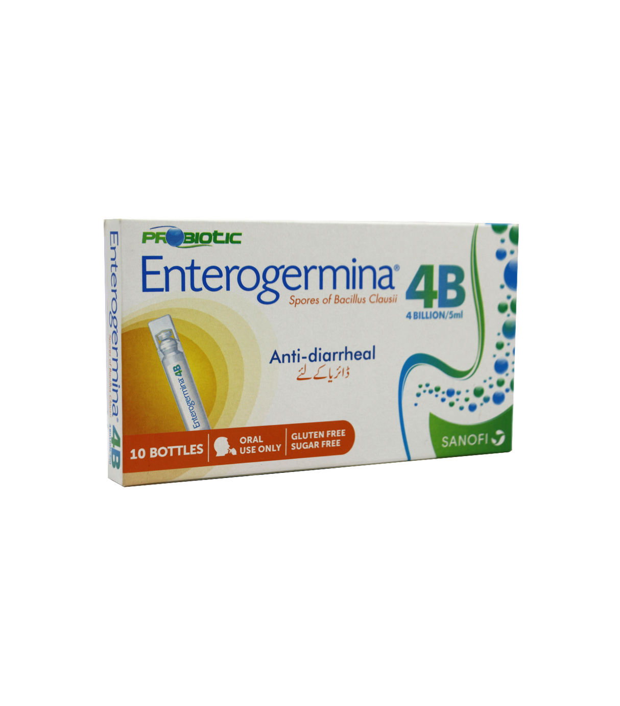 enterogermina 4b/5ml 10s sanofi