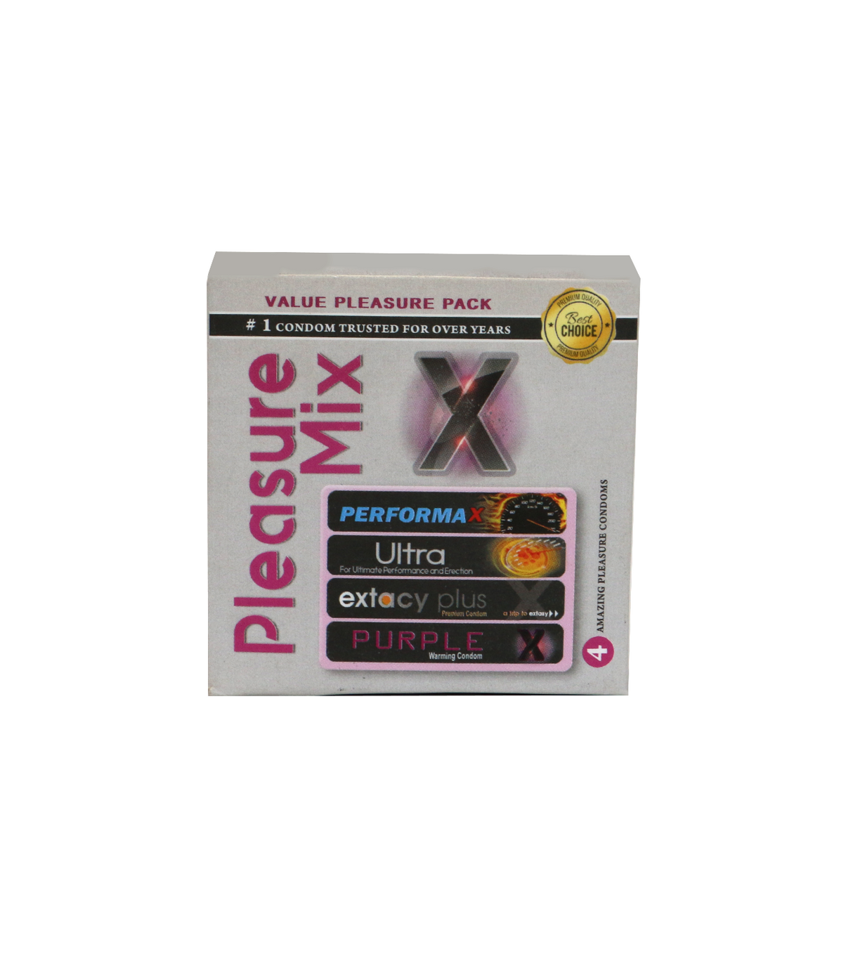 klimax condom mix 4p 1s