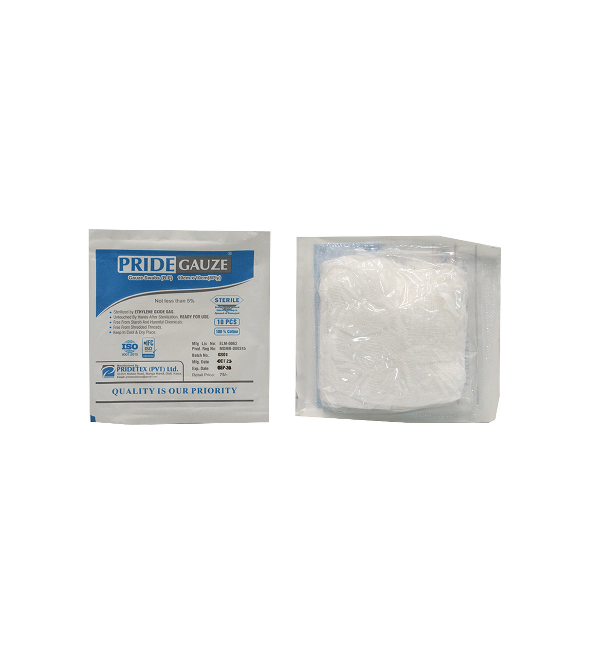 gauze bandage 10x10 10s