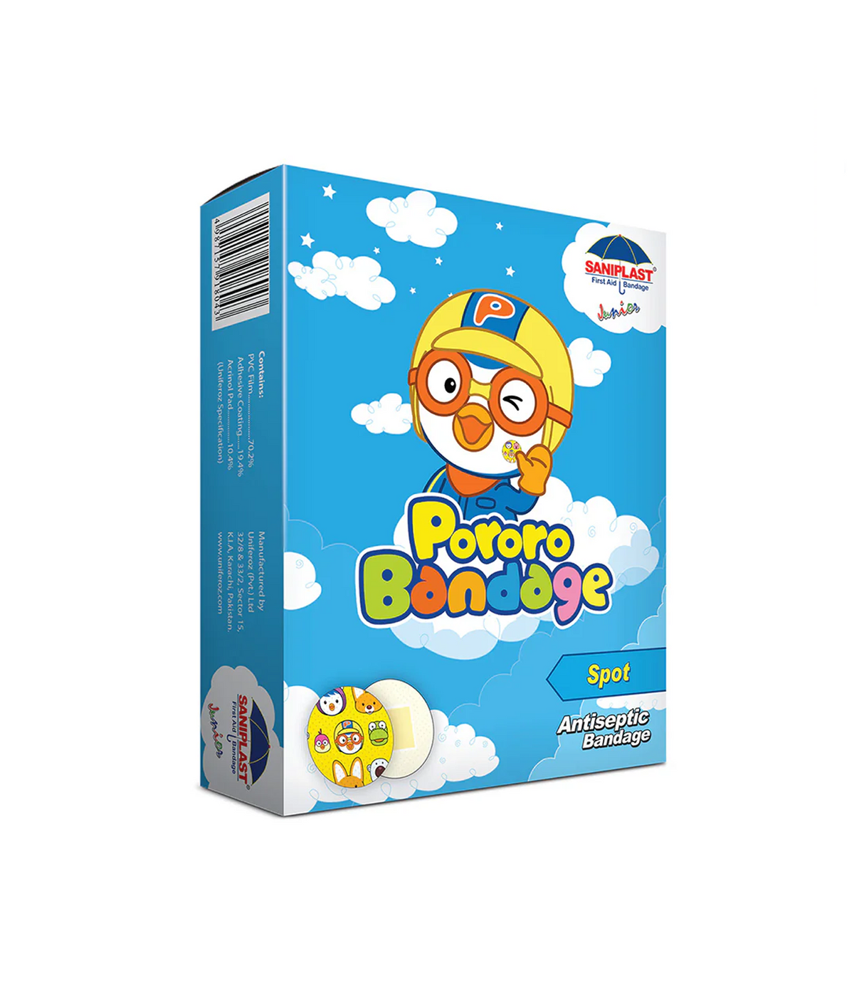 saniplast pororo junior spot 20p 1s