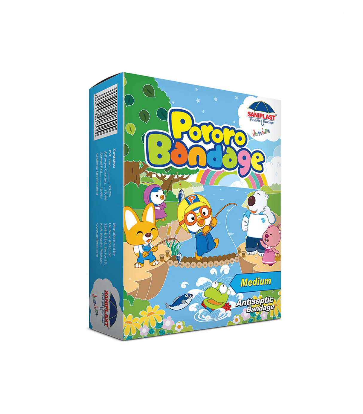 saniplast pororo junior medium 20p 1s