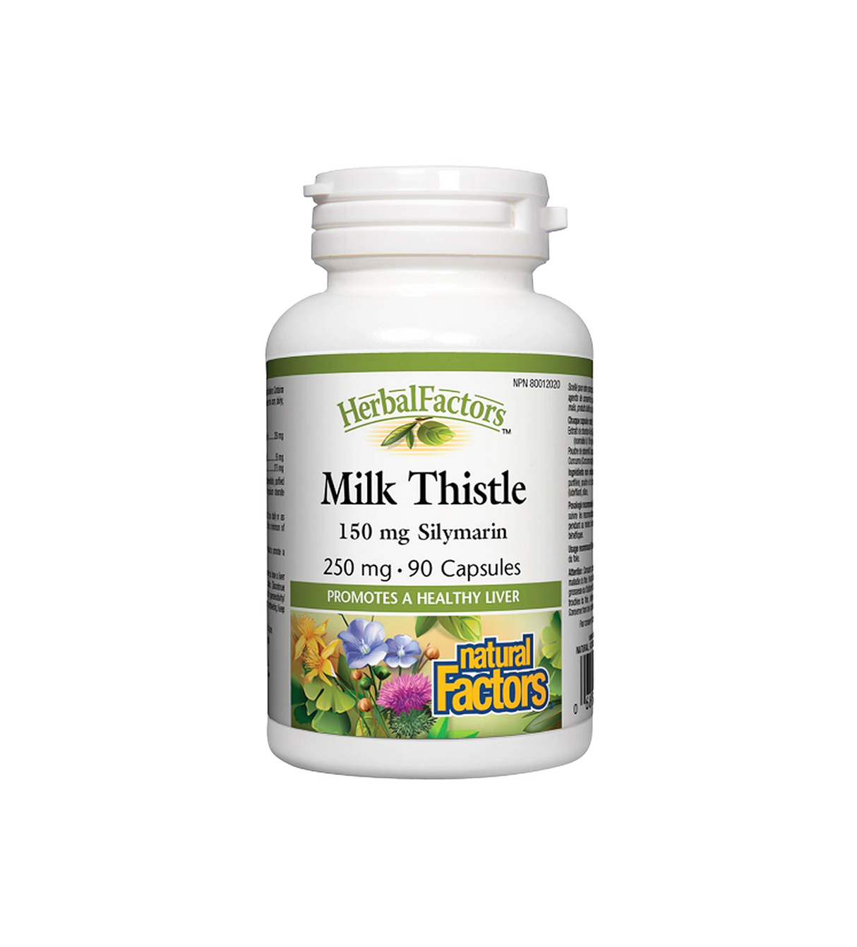 natural factors cap milk thistle 90p 1s