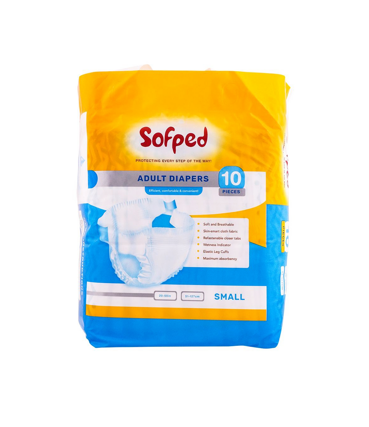 sofped adult diaper 10p small