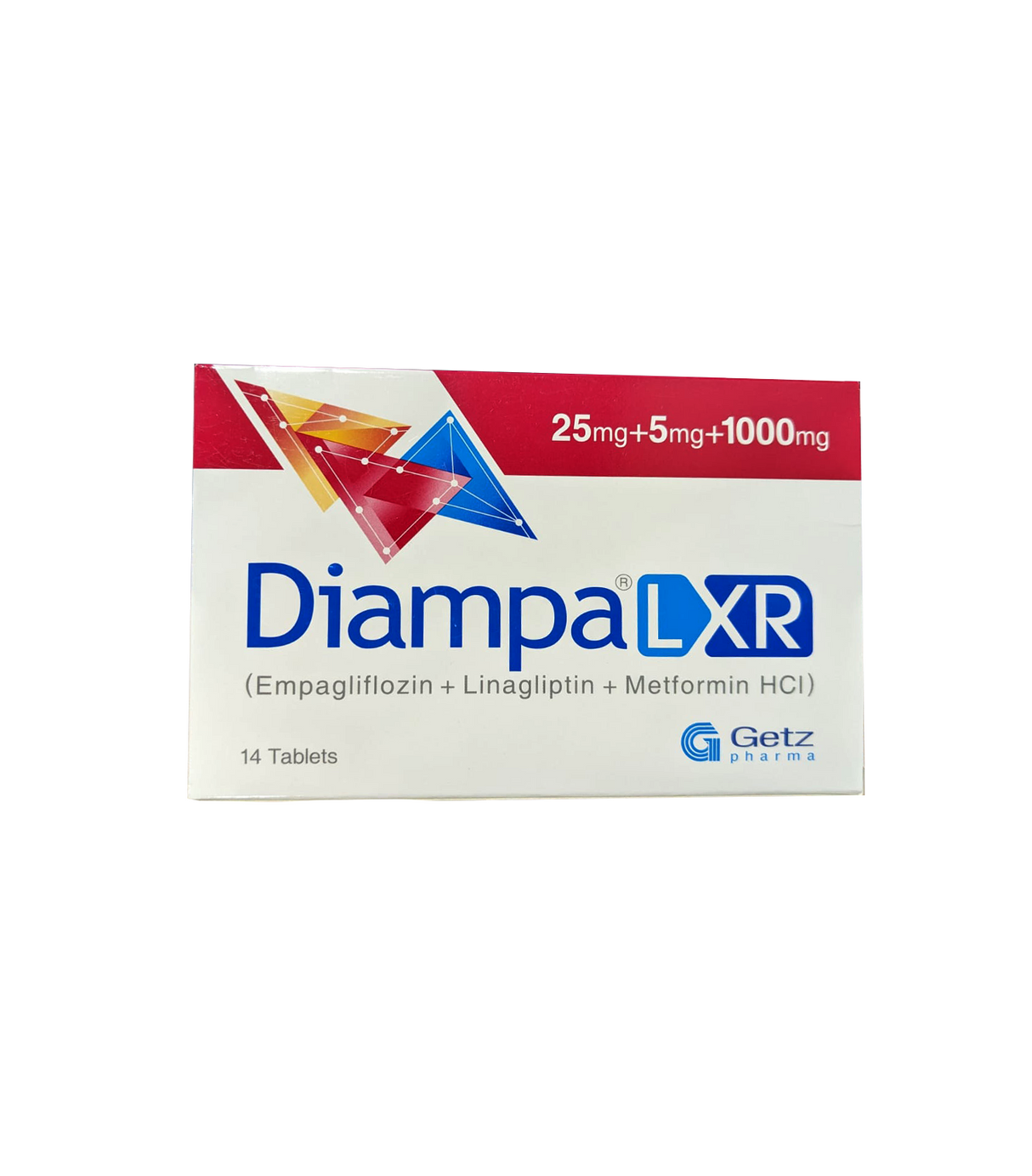 tab diampa lxr 25mg+5mg+1000mg 14s