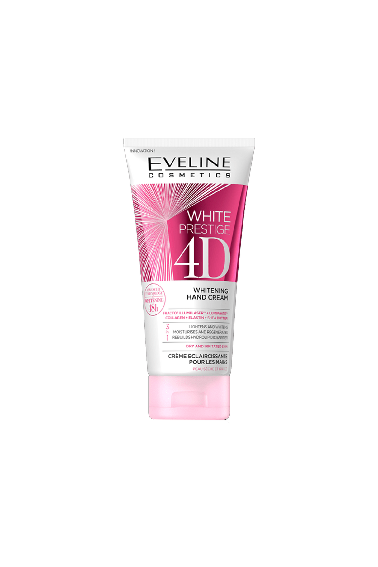 eveline hand cream white prestige 4d 100ml