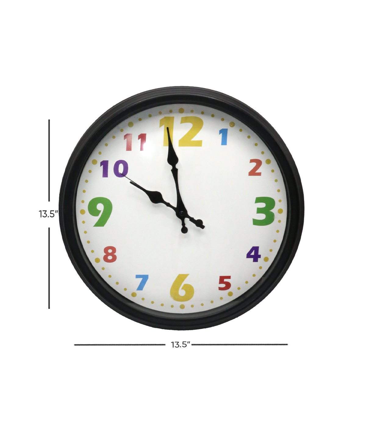 wall clock with multi color dial 13.5'' china d428