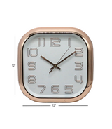 square wall clock 12'' china 8221-9