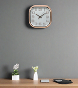 square wall clock 12'' china 8221-9