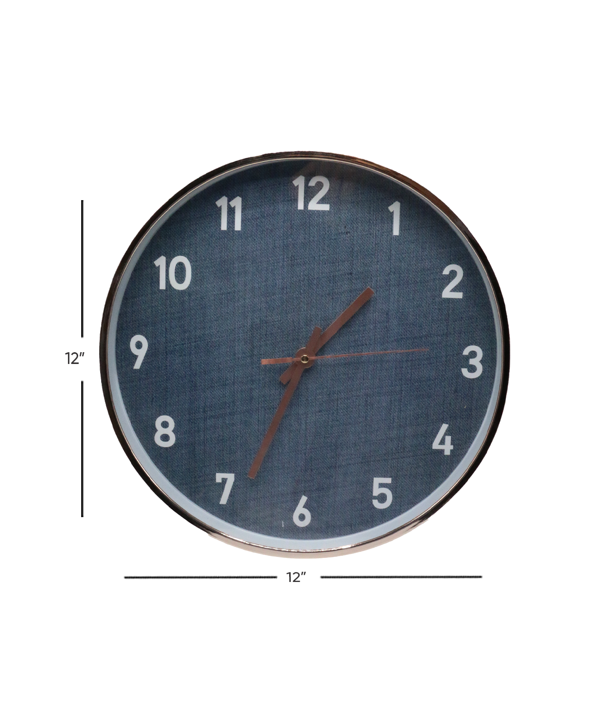 wall clock jute print 12'' 802-2 china