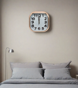 square wall clock 12'' china 8221-7