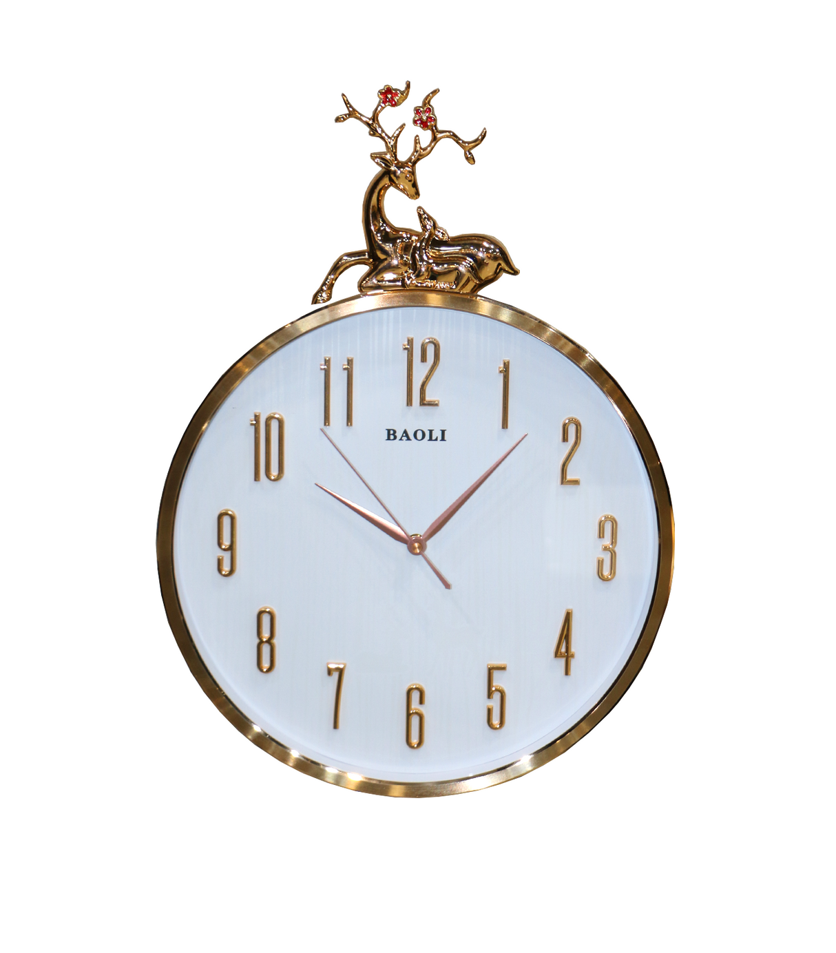 wall clock deer 5845f