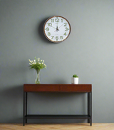 wall clock grey china 762221