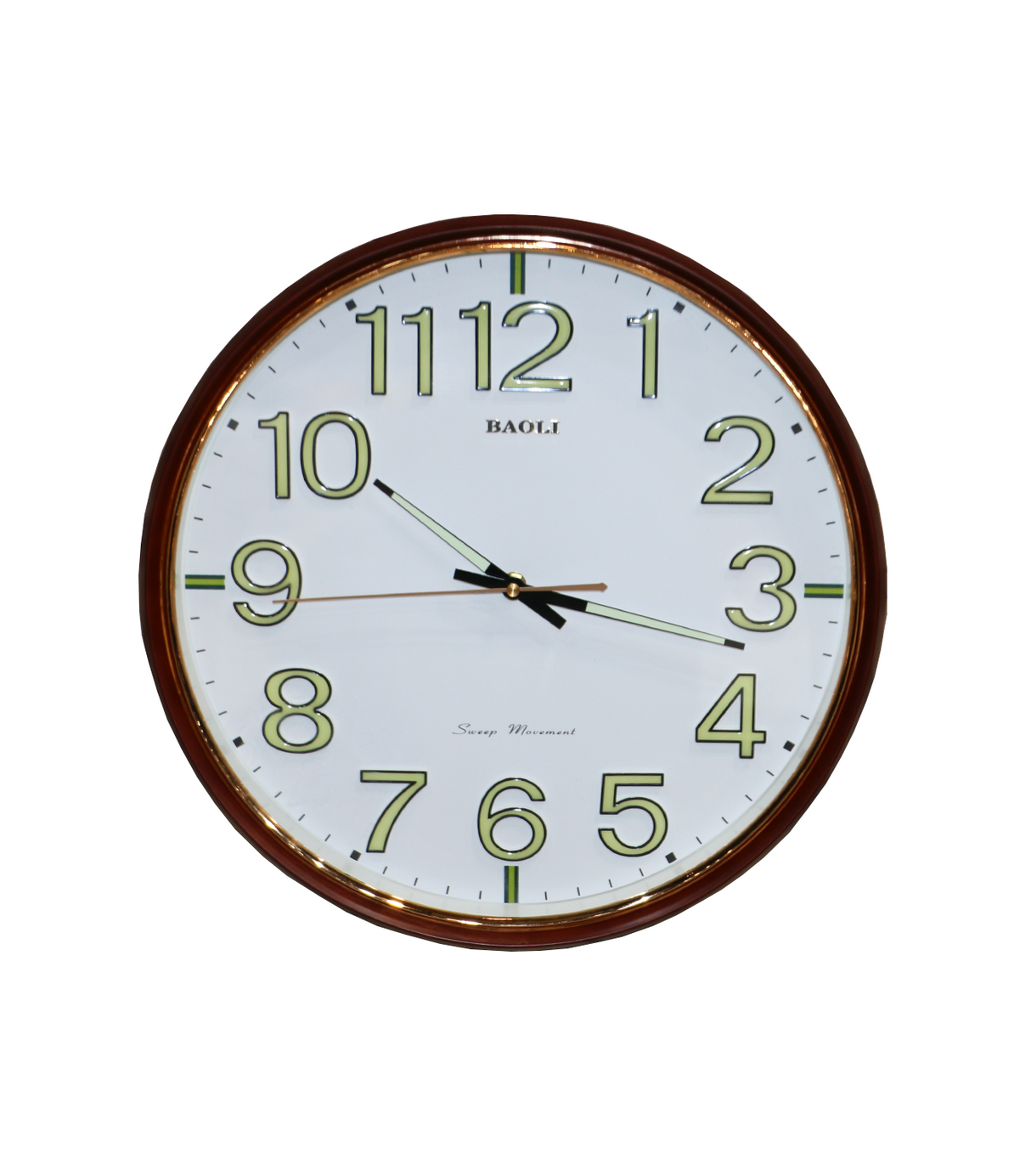 wall clock coffee wood china