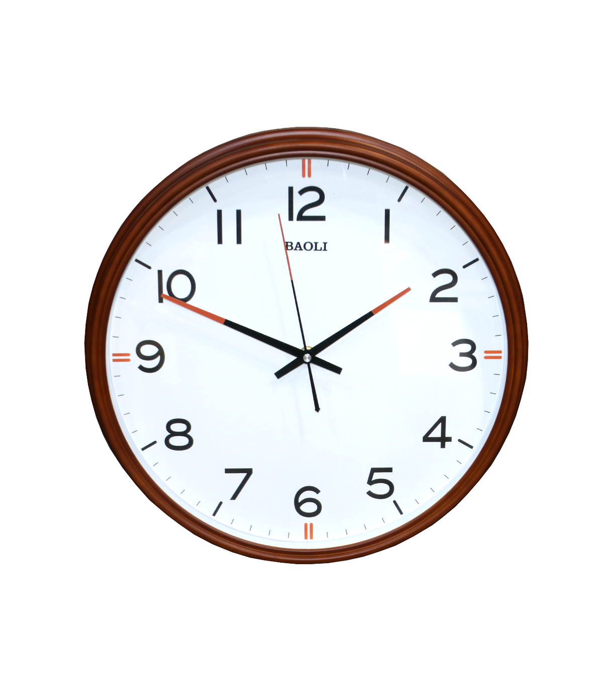 wall clock alder white china