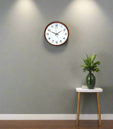 wall clock alder white china