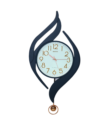 wall clock saphire blue china