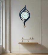 wall clock saphire blue china