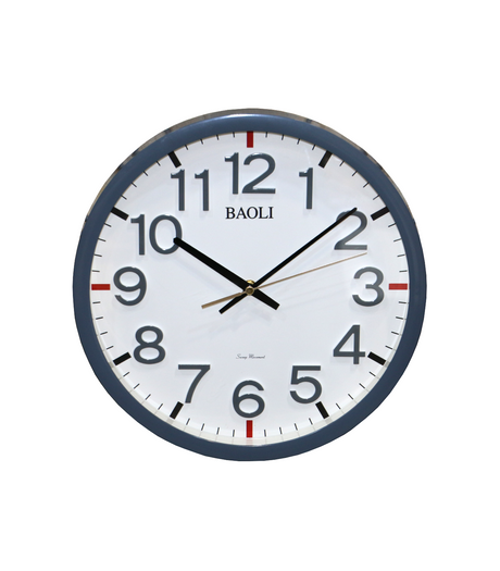 wall clock blue china 8020