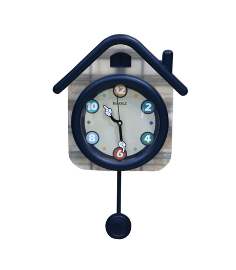 wall clock saphire blue china