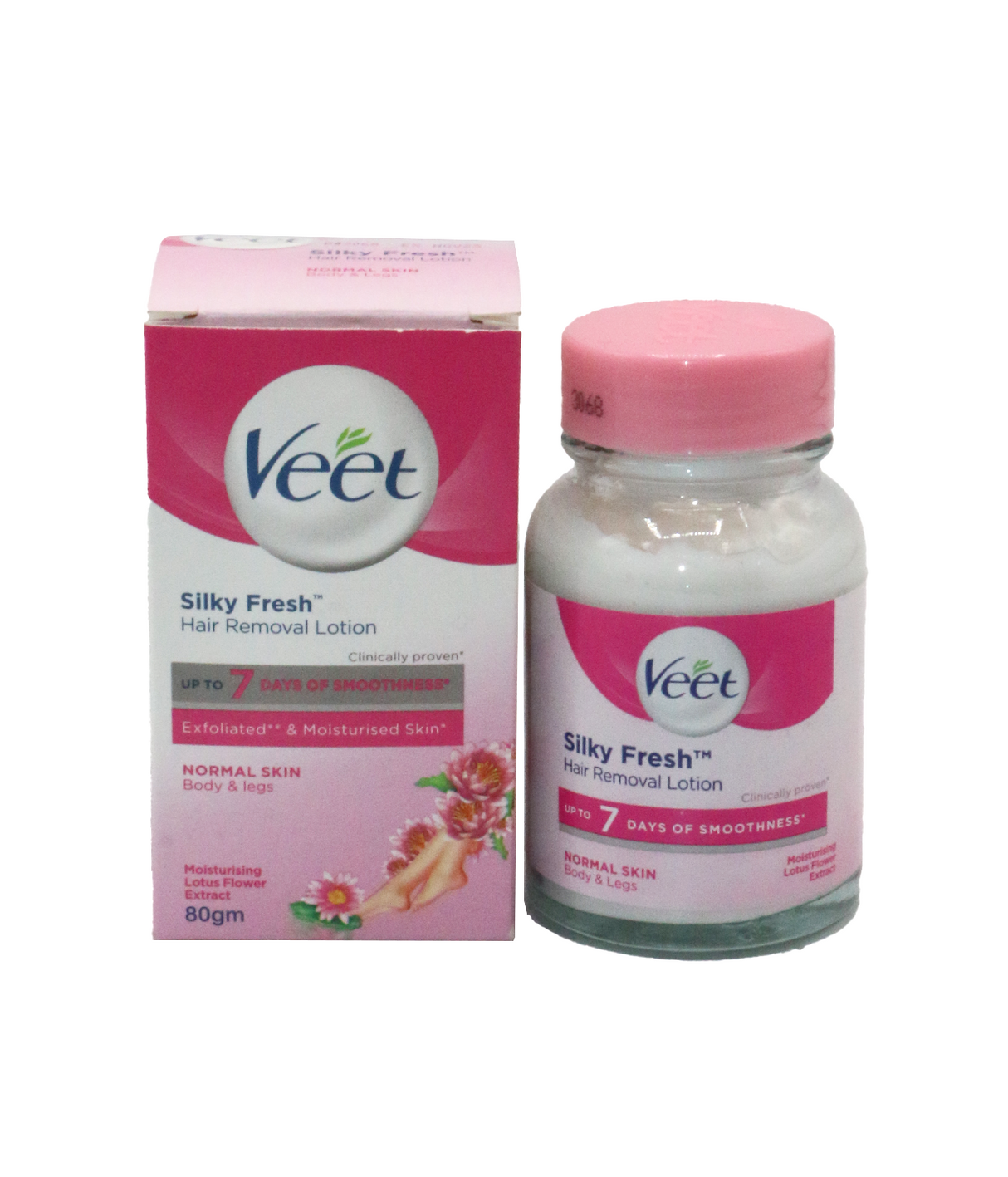 veet silky fresh normal skin hair removal lotion 80gm