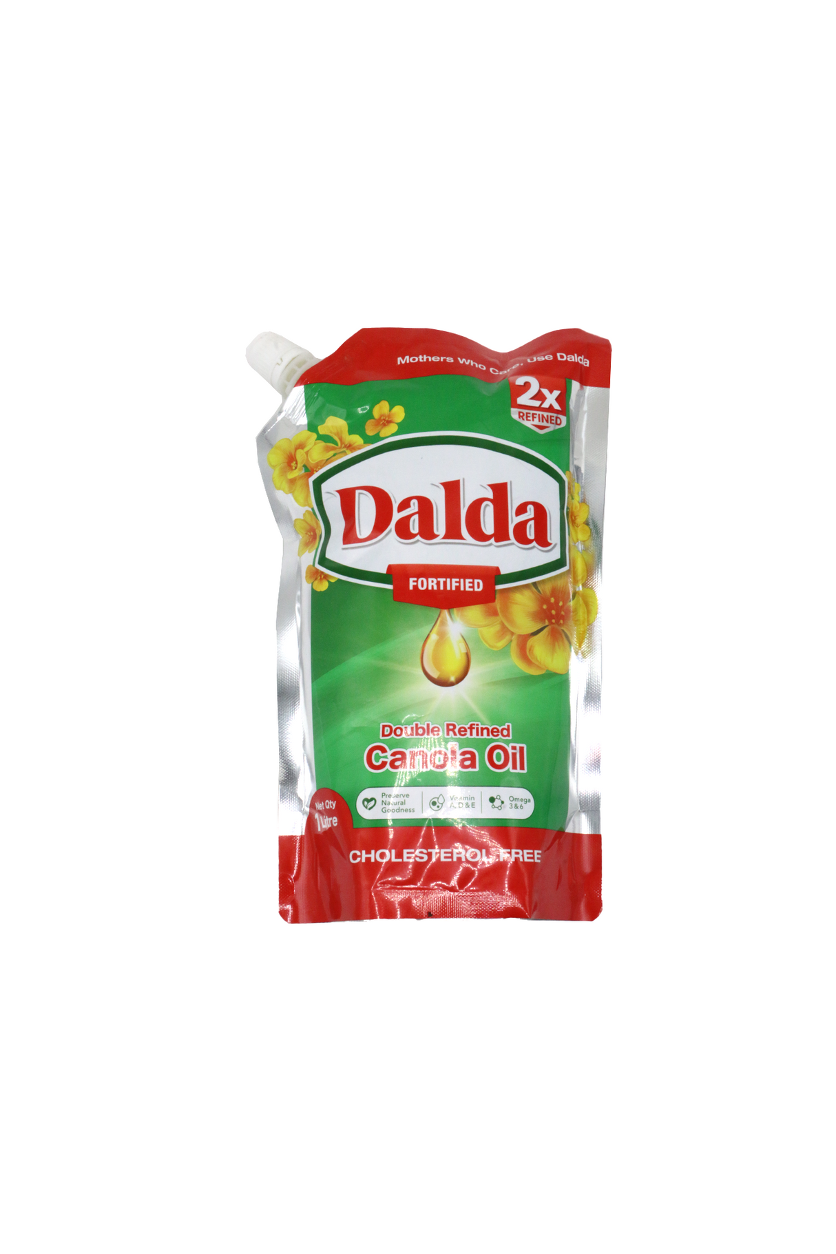 dalda canola oil standing pouch 1l