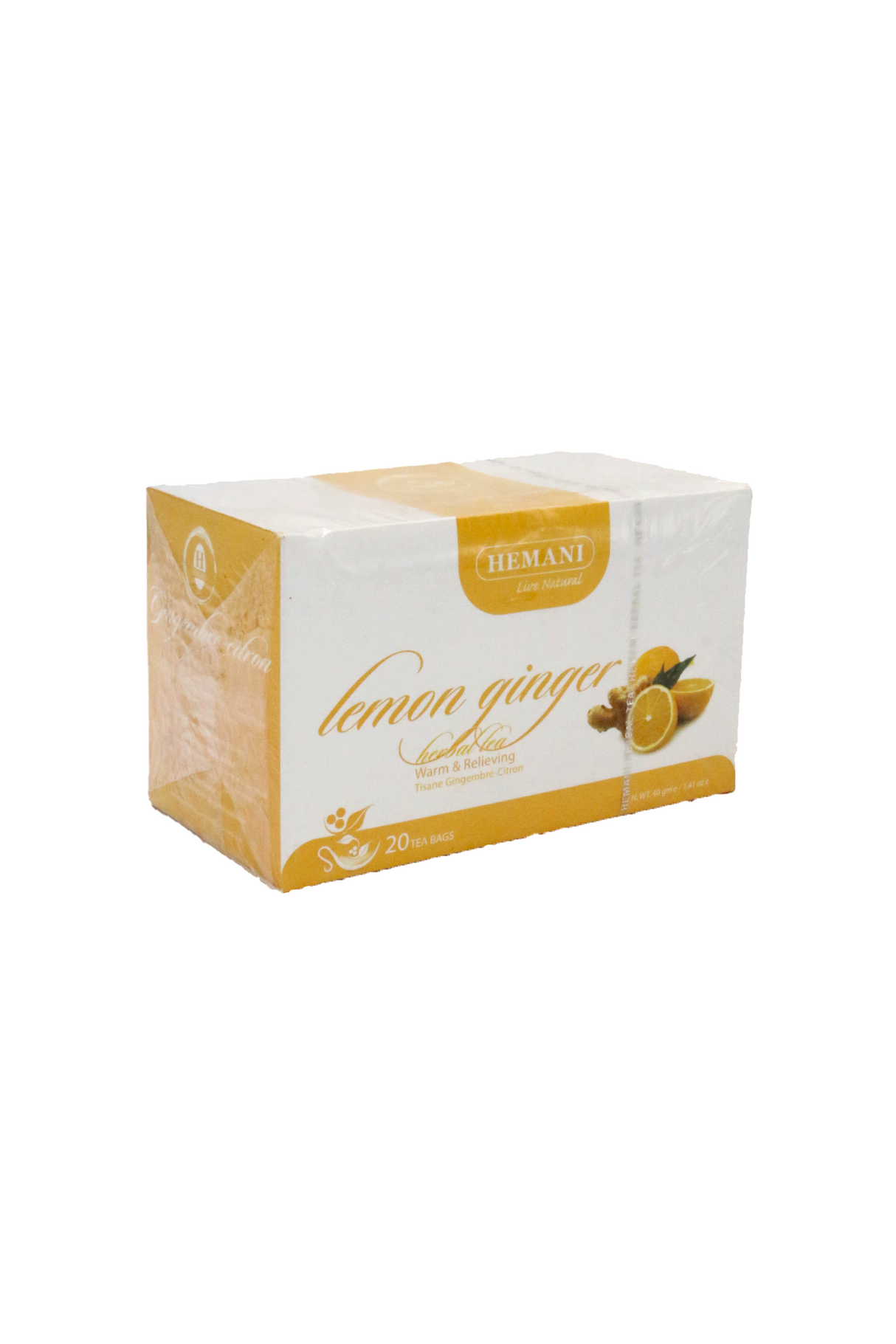 hemani slim tea lemon ginger 40g