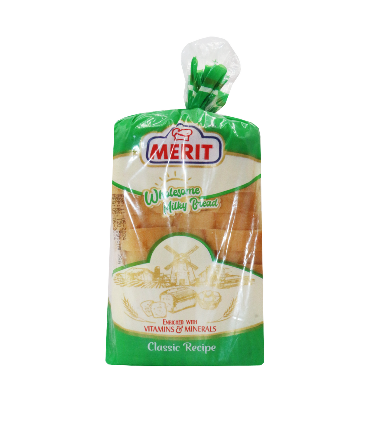 merit bread milky 350g