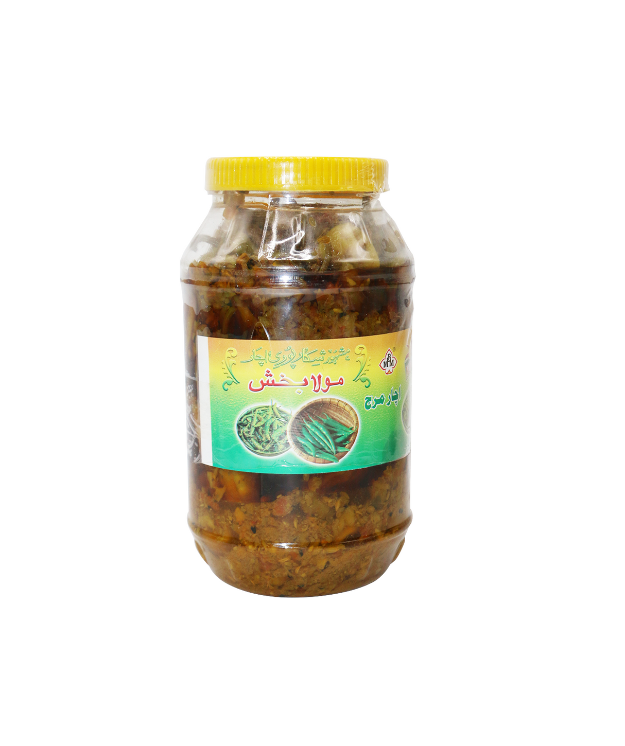 mbm pickle green chilli in oil 1kg