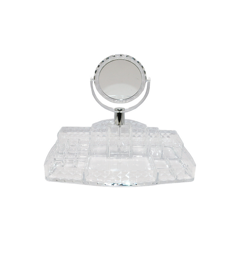 acrylic cosmetics organizer with mirror china 3801