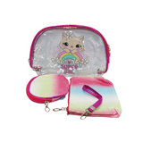 cosmetic pouch set 3pc