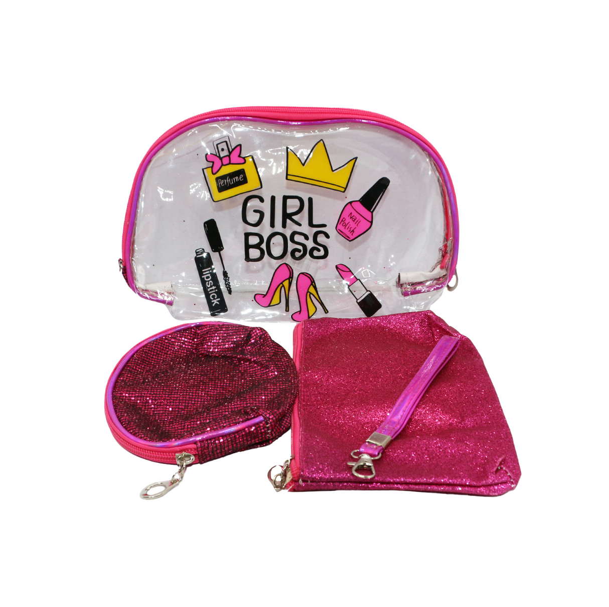 cosmetic pouch set 3pc