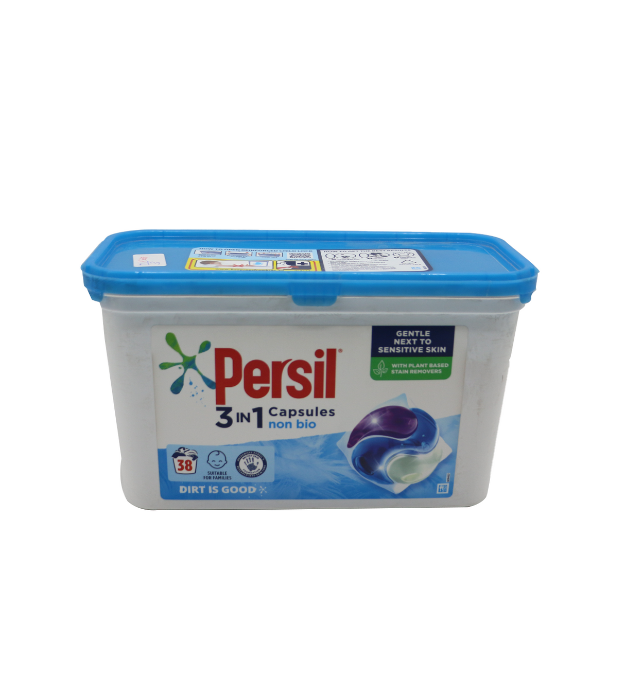 persil washing capsules 3in1 non bio 38pc 1026g