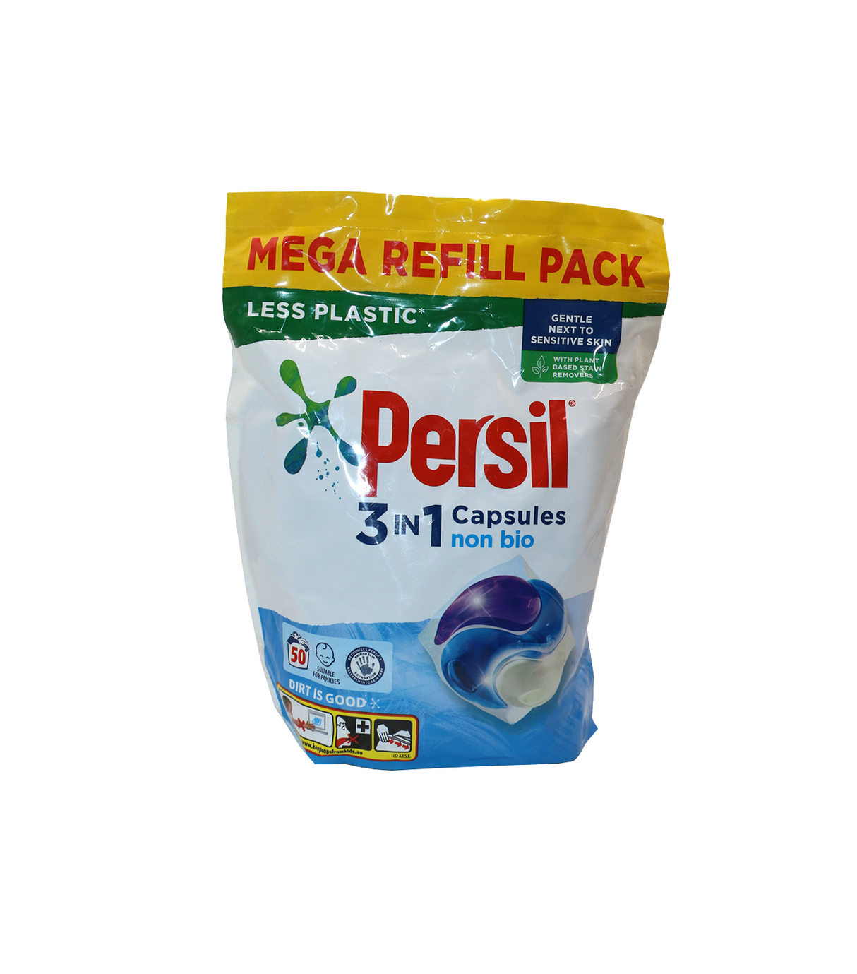 persil washing capsules 3in1 non bio 1.35kg 50pc