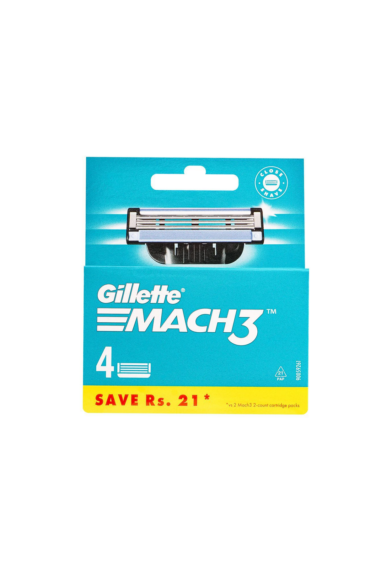 gillette blade mach3 green 4pc