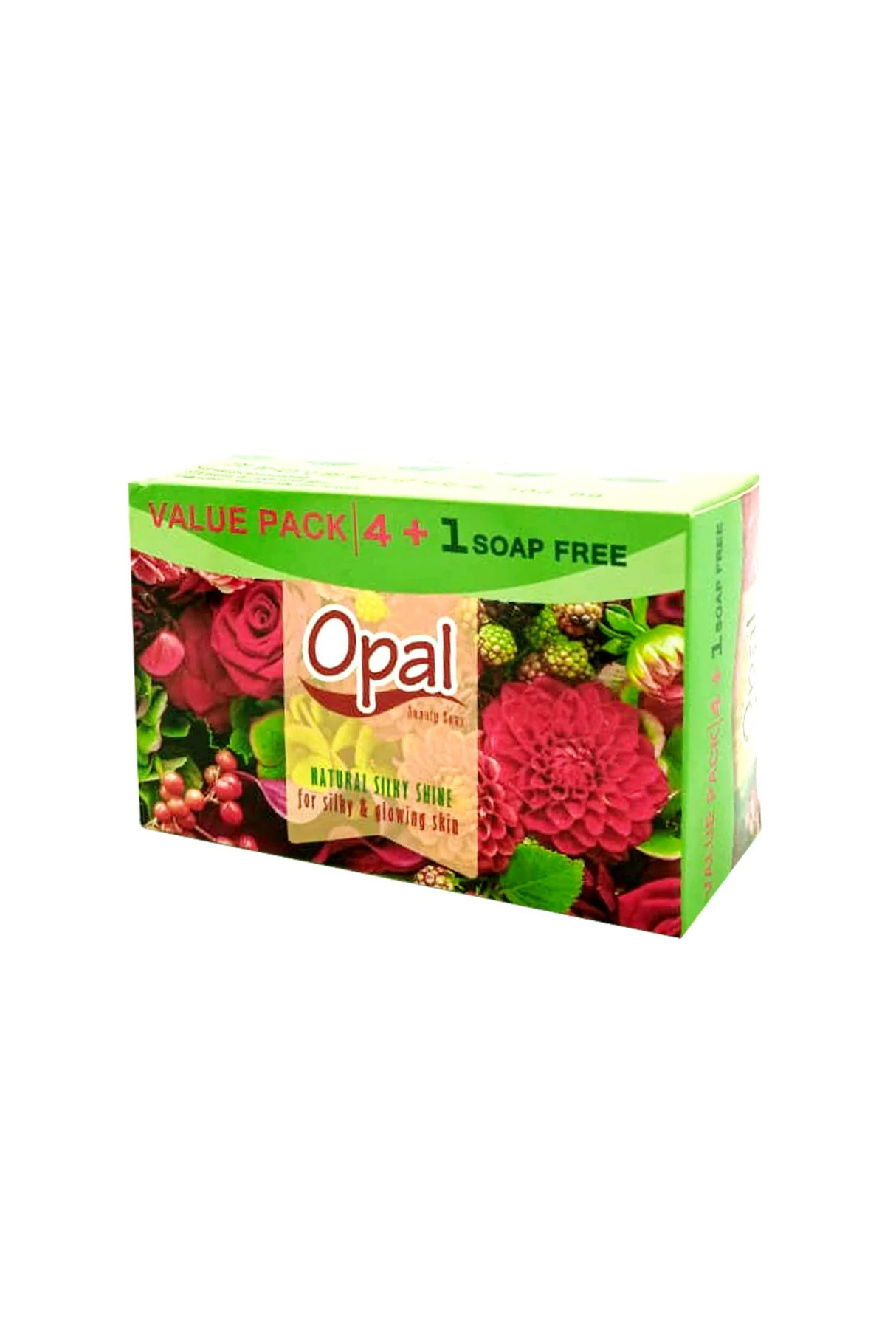 opal soap natural silky shine 4+1 pack 300g