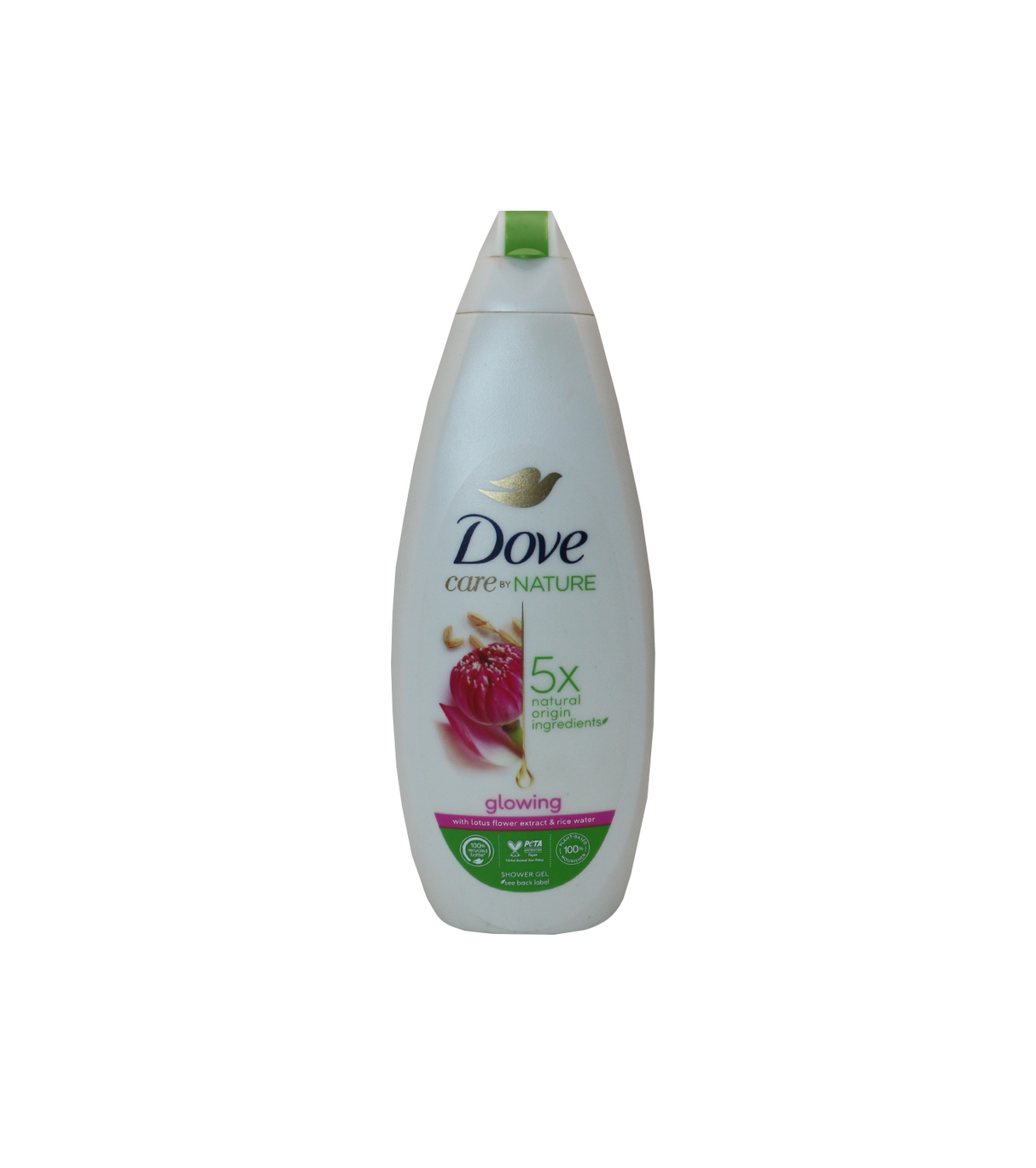 dove shower gel glowing lotus flower & rice water 600ml