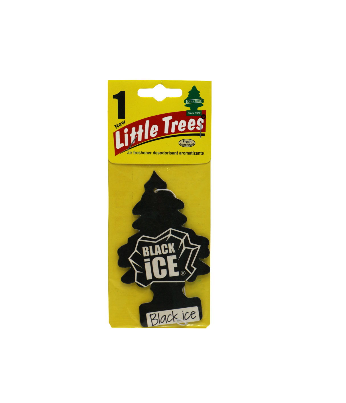 little trees car air freshener black ice