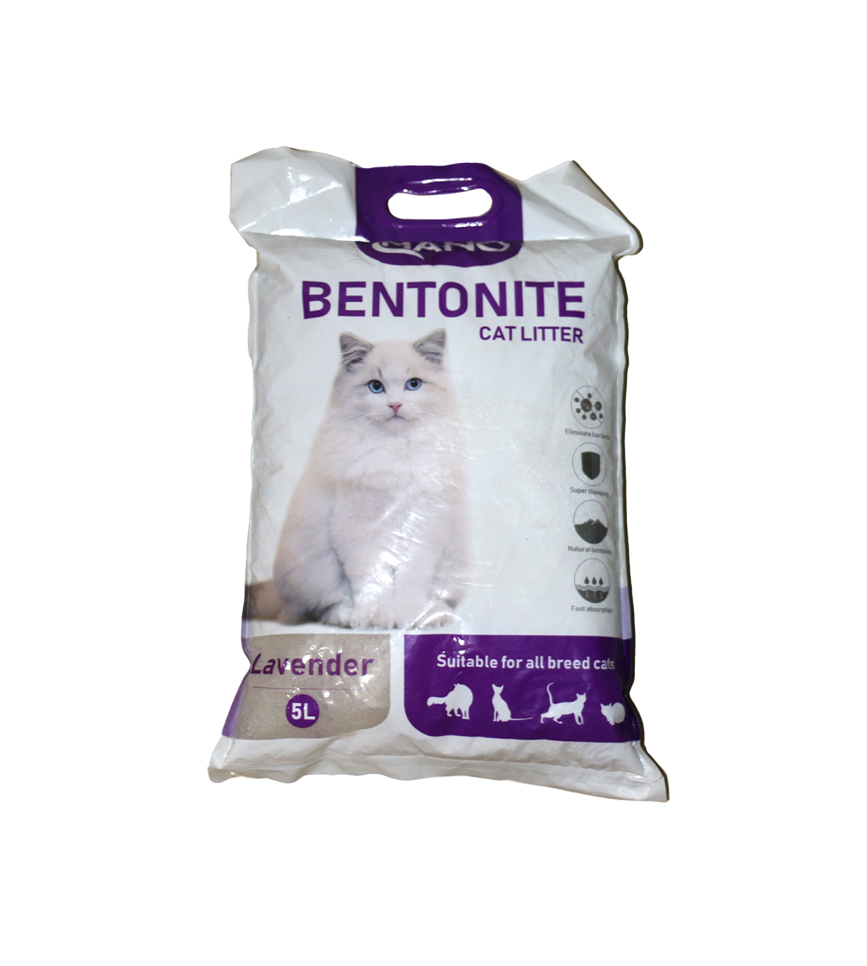 mano cat litter lavender 5l