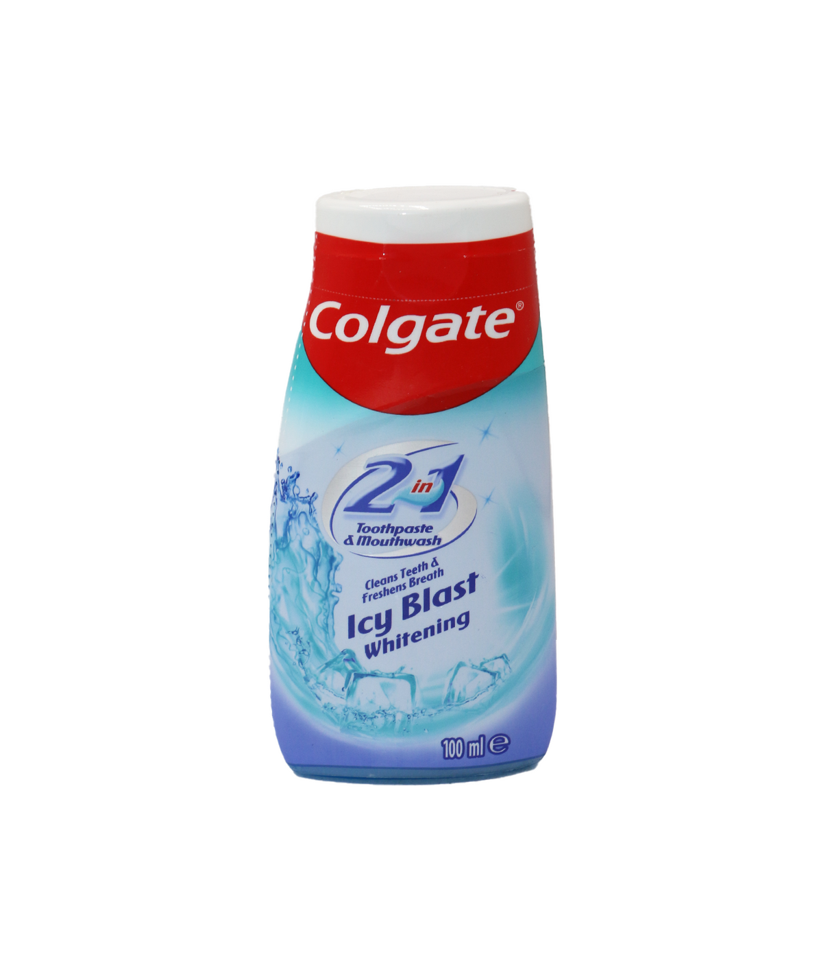 colgate 2in1 icy blast tooth paste & mouthwash 100ml